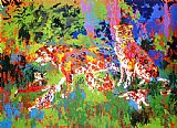 Jaguar Family by Leroy Neiman